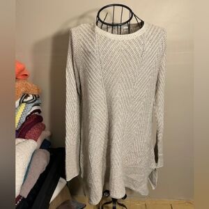 sweater long womens size medium tan  casual wear long sleeved